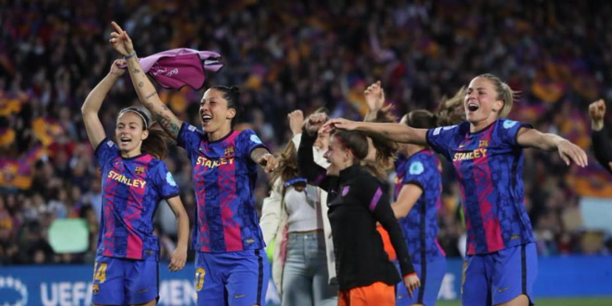 Ellas son la alegría del Camp Nou
