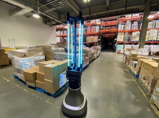 En un esfuerzo por luchar contra COVID-19, el robot del MIT se pone a trabajar desinfectando The Greater Boston Food Bank
