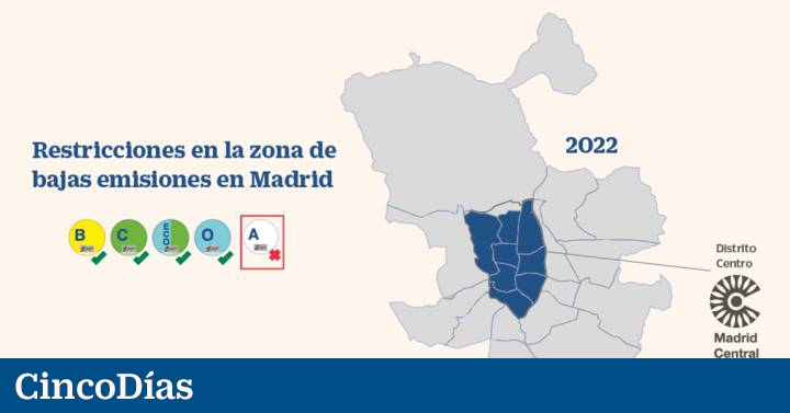Estas son las restricciones para los vehículos más contaminantes en Madrid y Barcelona