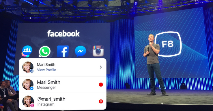 Facebook, Messenger e Instagram se unen con notificaciones entre aplicaciones