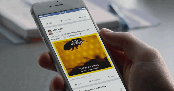 Facebook intenta demostrar que Instant Articles vence a la web móvil