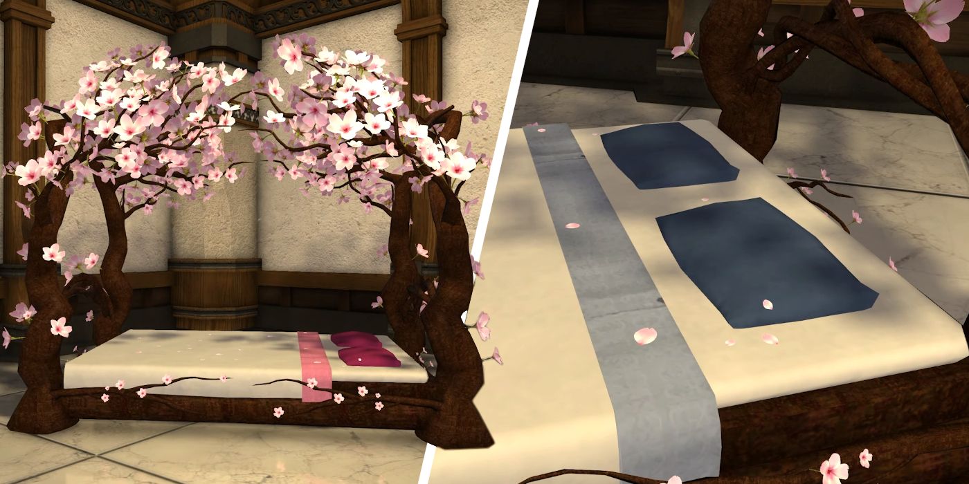 Final Fantasy XIV: Cómo crear la cama con dosel oriental