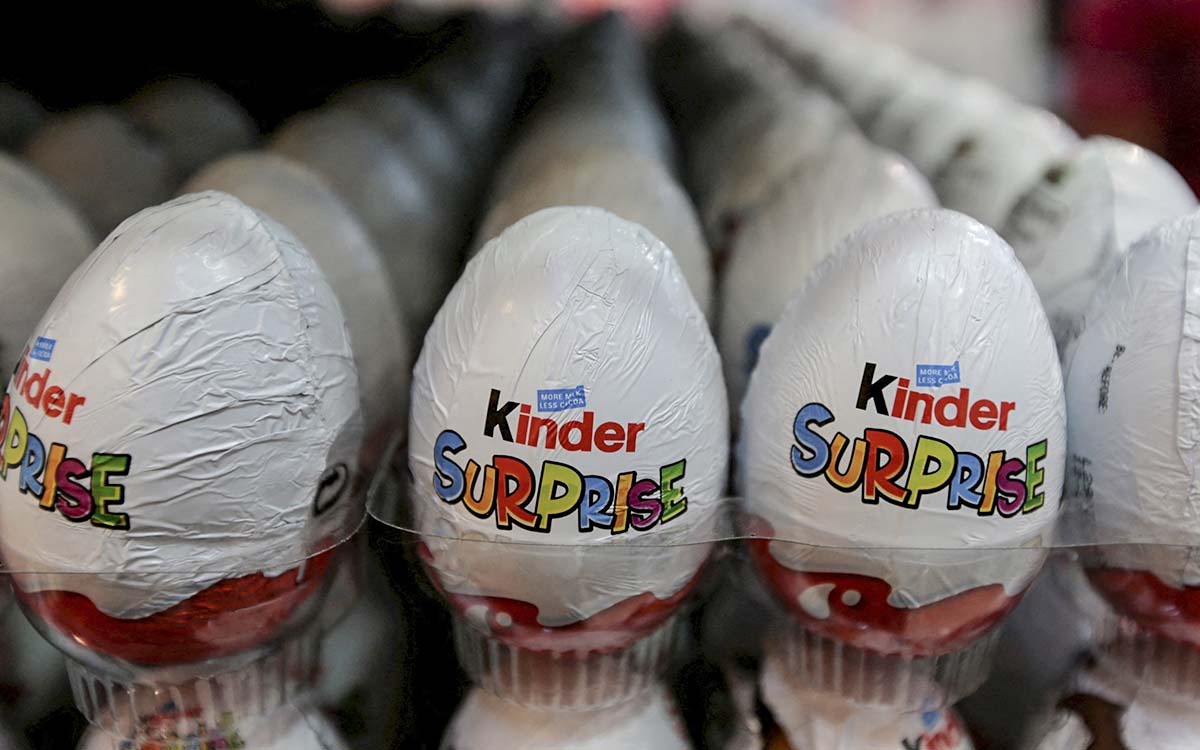 Fiscalía belga investiga a Ferrero por la salmonela en lotes de productos 'Kinder'