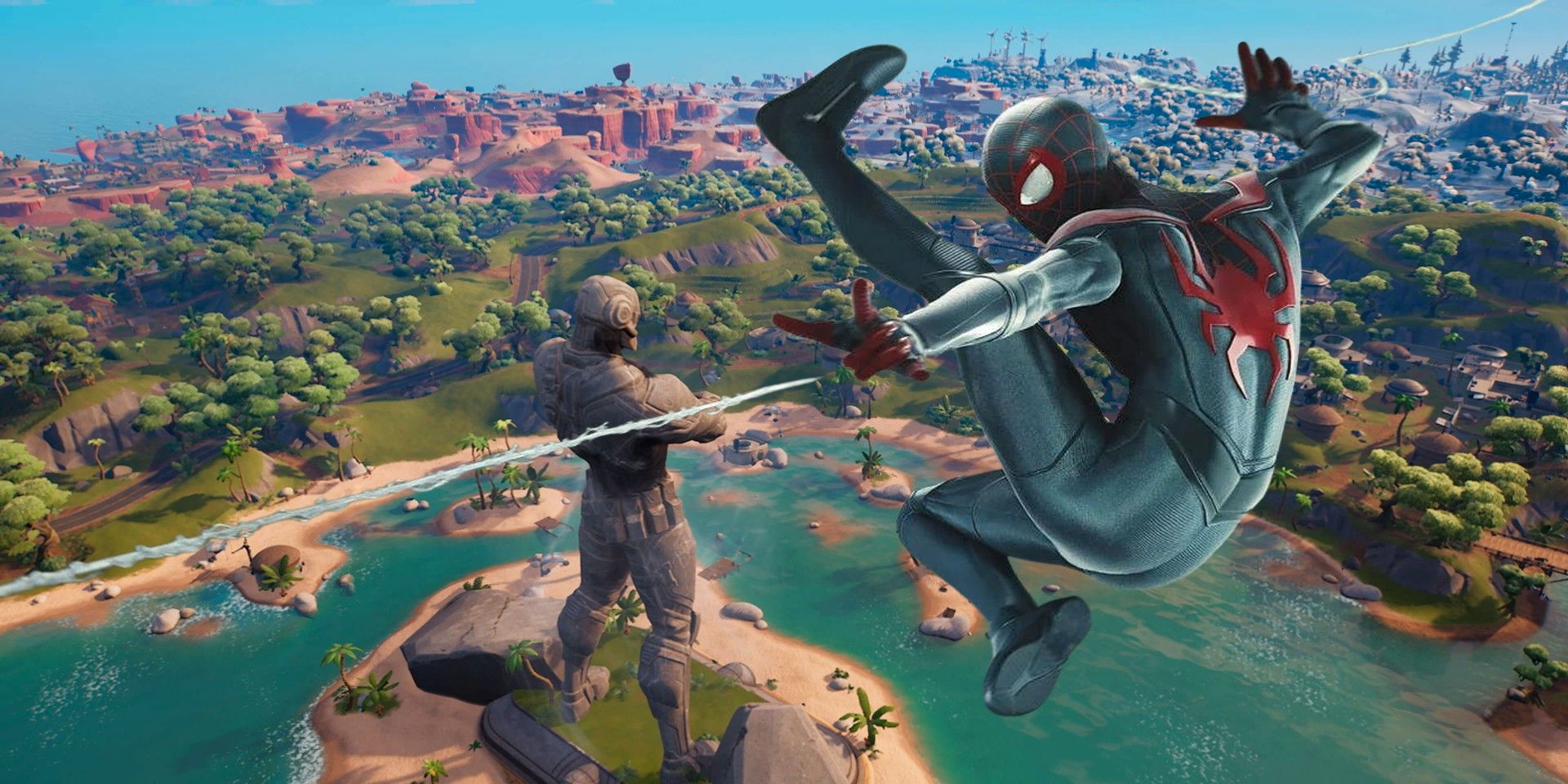 Fortnite puede agregar tiradores de telaraña de Spider-Man con Miles Morales, dice fuga