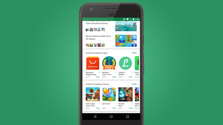 Google Play presenta colecciones de ‘Excelencia de Android’ que muestran las mejores aplicaciones y juegos seleccionados editorialmente