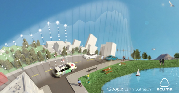 Google conecta los sensores Aclima a los autos de Street View para mapear la contaminación del aire