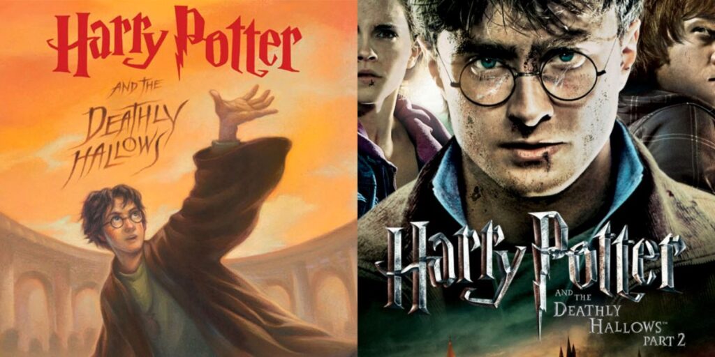 Harry Potter: Comparando la última línea de libros de 10 personajes principales con su última línea de película