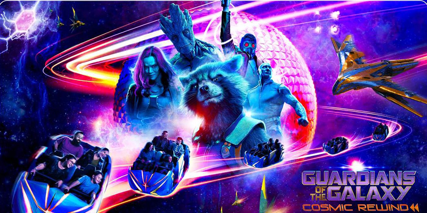 Inauguración de Guardians of the Galaxy Ride en el EPCOT de Disney World en mayo