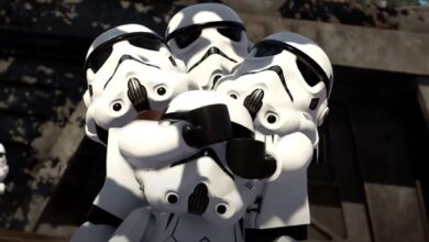 La horrible falla de LEGO Star Wars elimina las caras de los personajes