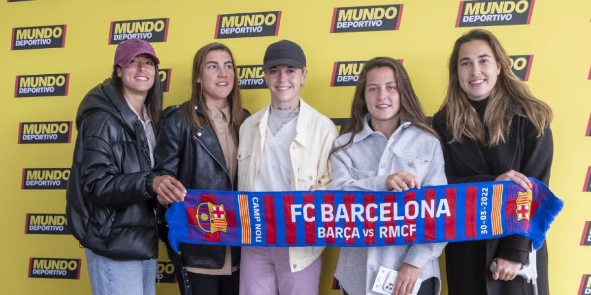 Las jugadoras del Barça esperan "otra noche mágica" en el Camp Nou