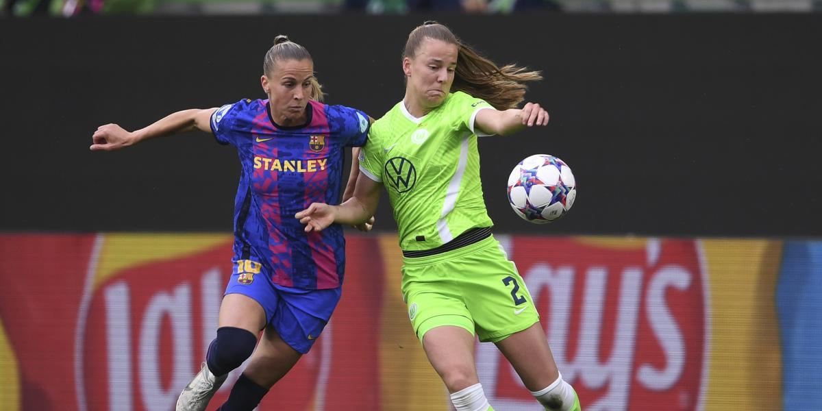 Las mejores imágenes del Wolfsburgo - FC Barcelona de Champions femenina