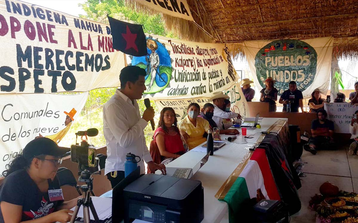 Los Pueblos Nahuas emitieron Decreto que prohíbe la minería y los megaproyectos en Morelos 