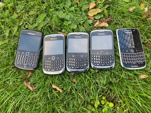 Los teléfonos BlackBerry una vez gobernaron el mundo, luego el mundo cambió