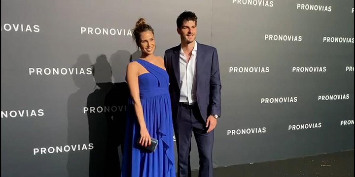 Lucía Villalón y Gonzalo Melero, estrellas del desfile VIP de Pronovias