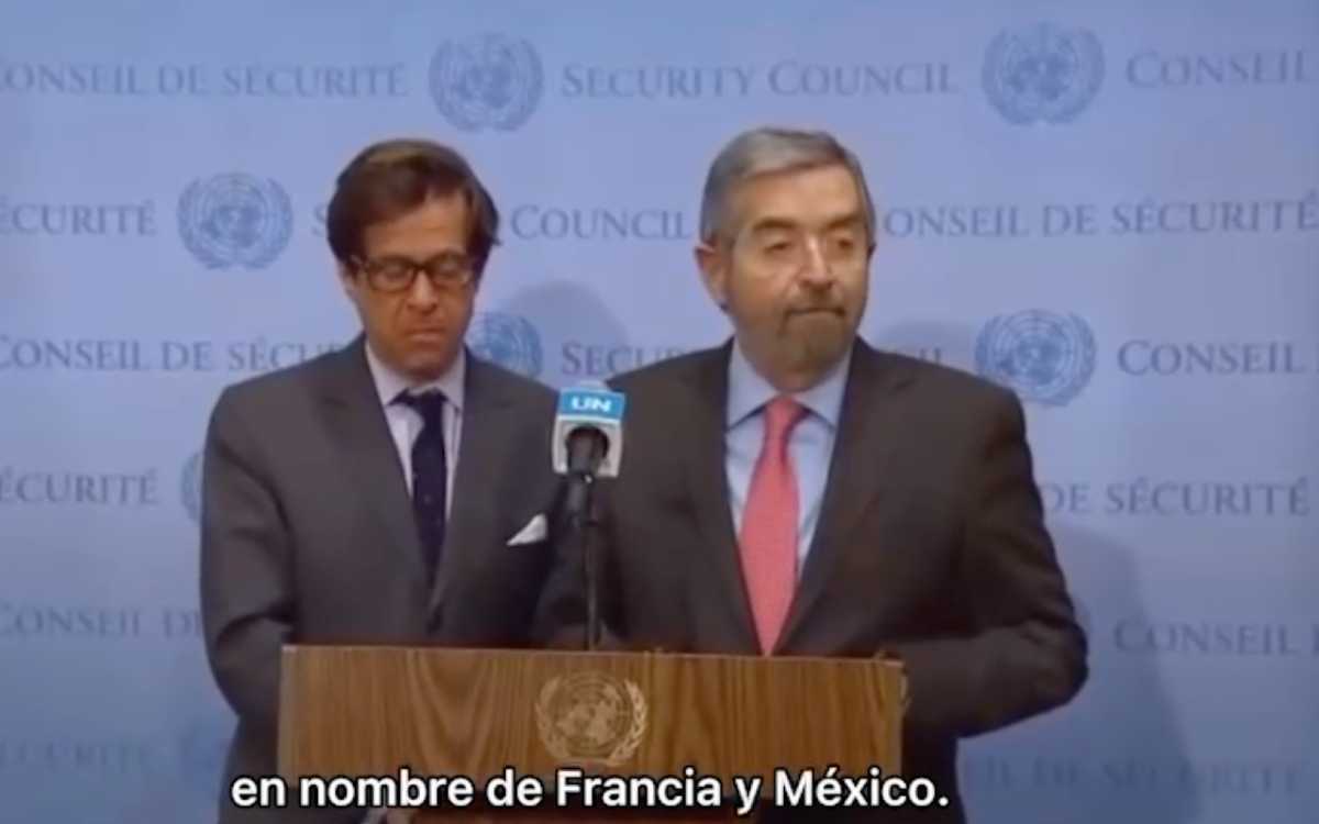 México y Francia piden reforzar ayuda humanitaria y abogan por alto al fuego en Ucrania