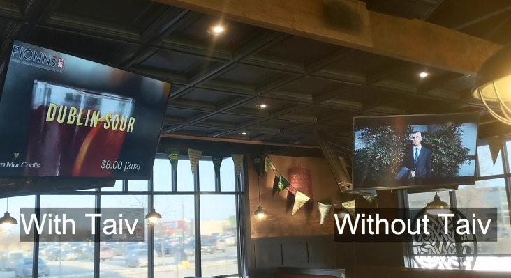 No es necesario silenciar: Taiv reemplaza los anuncios de televisión en vivo en los bares con contenido personalizado