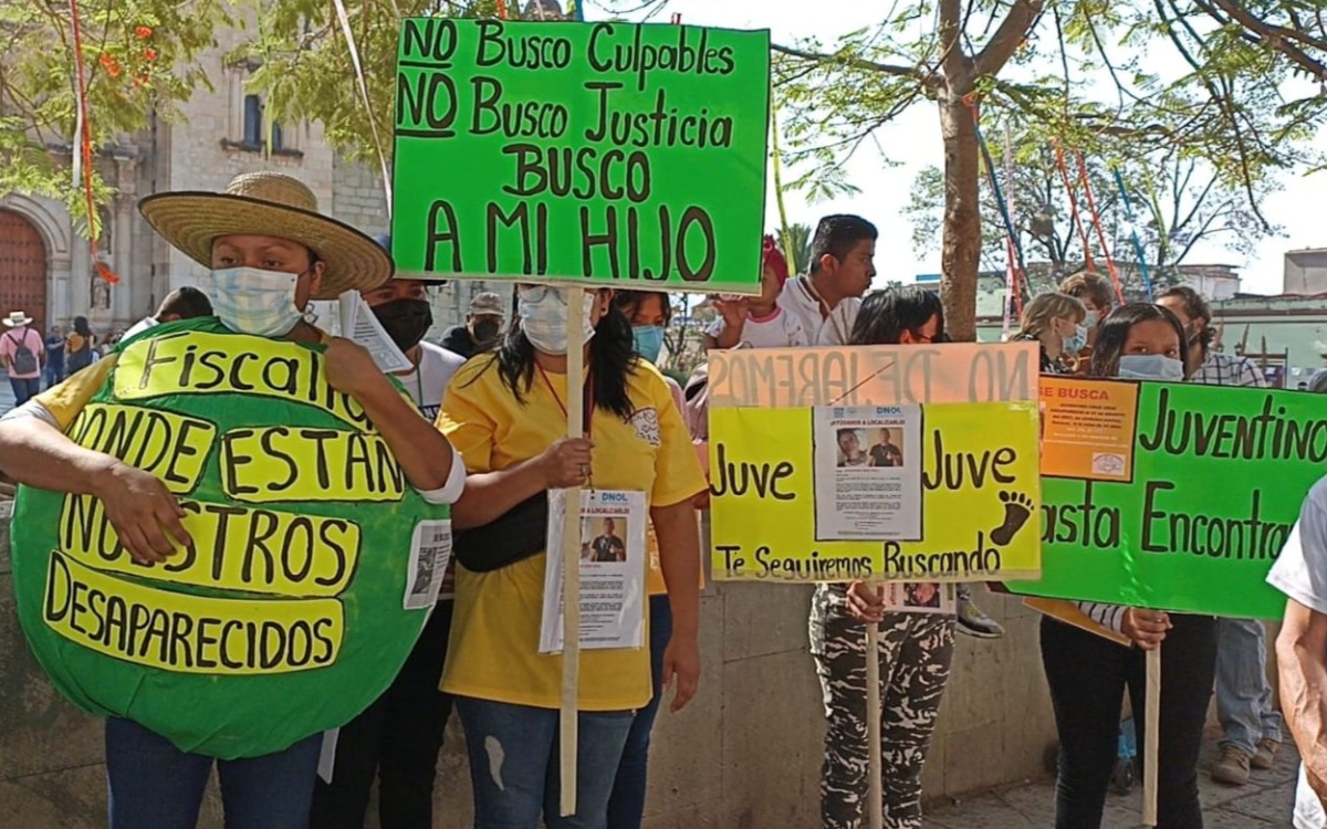 Oaxaca no está exenta de desapariciones, afirman madres buscadoras