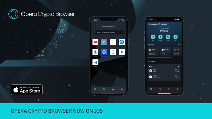 Opera trae su Crypto Browser a iPhones y iPads
