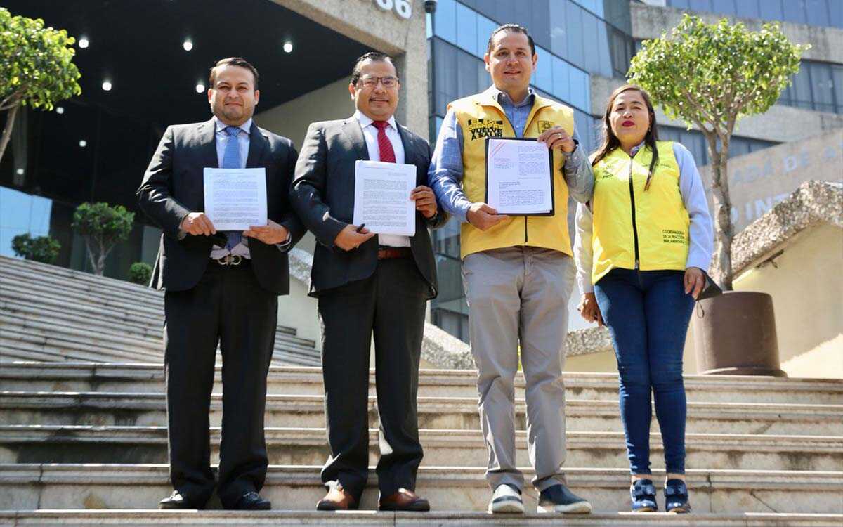 PAN, PRI y PRD denuncian a Mario Delgado por financiamiento ilegal de campaña en Tamaulipas