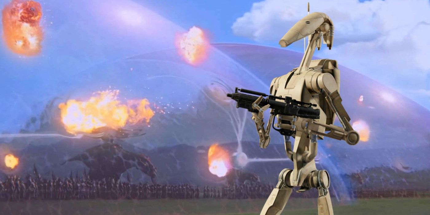Phantom Menace: ¿Cómo atravesaron los droides de combate el escudo gungan?