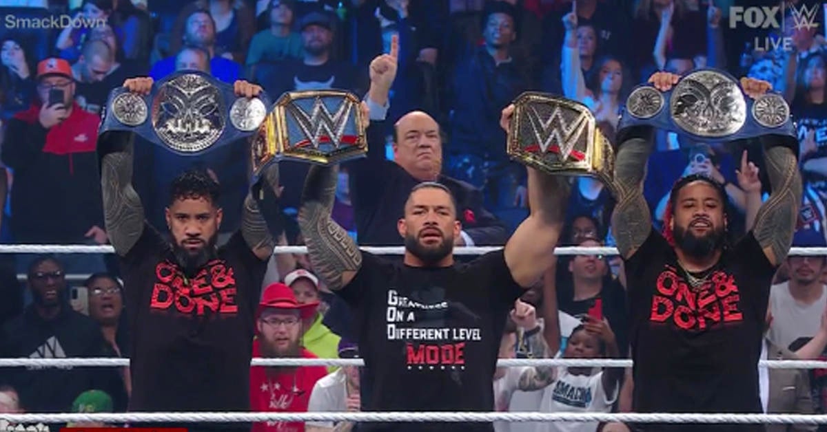 Roman Reigns y The Usos apuntan a unificar los títulos de parejas en Raw