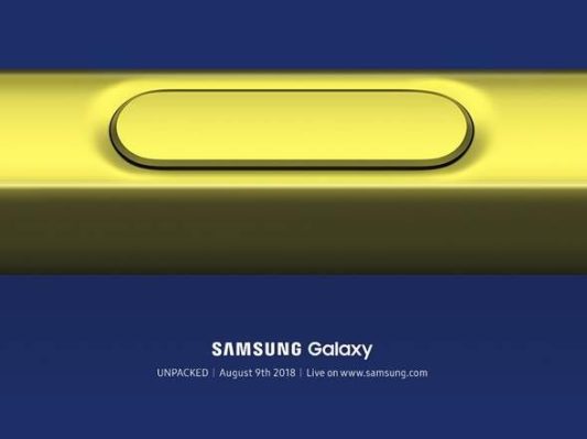 Samsung probablemente presentará el Note 9 el 9 de agosto