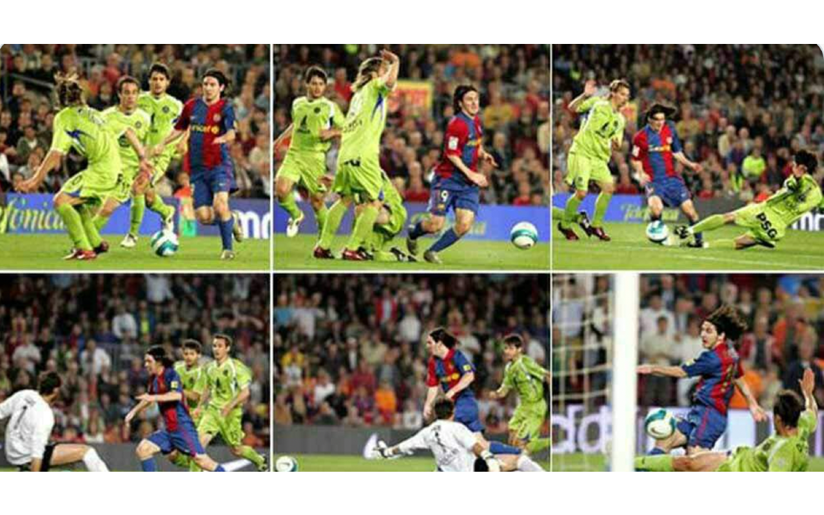 Se cumplen 15 años del gol maradoniano de Lionel Messi al Getafe | Video