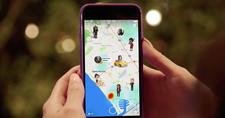 Snapchat lanza función para compartir ubicación Snap Map