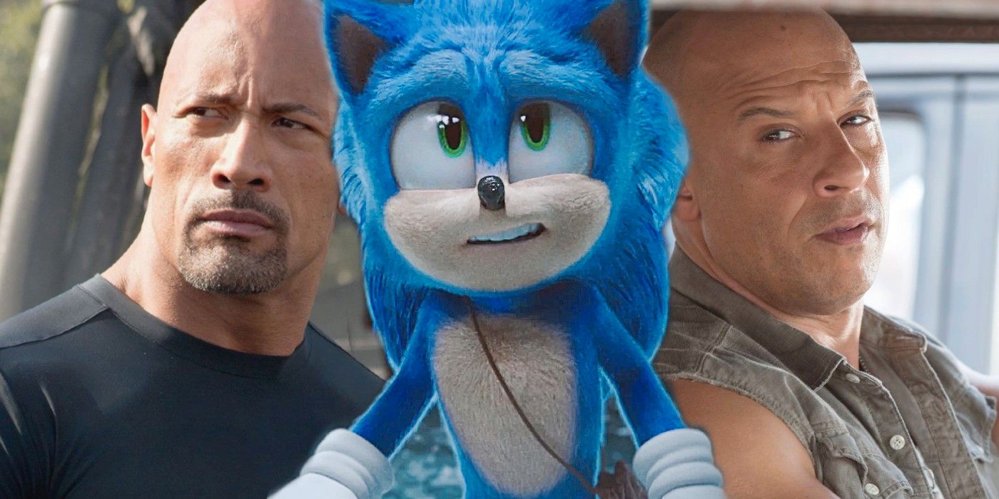 Sonic 2 se burla perfectamente de Vin Diesel & The Rock's Fast & Furious Feud