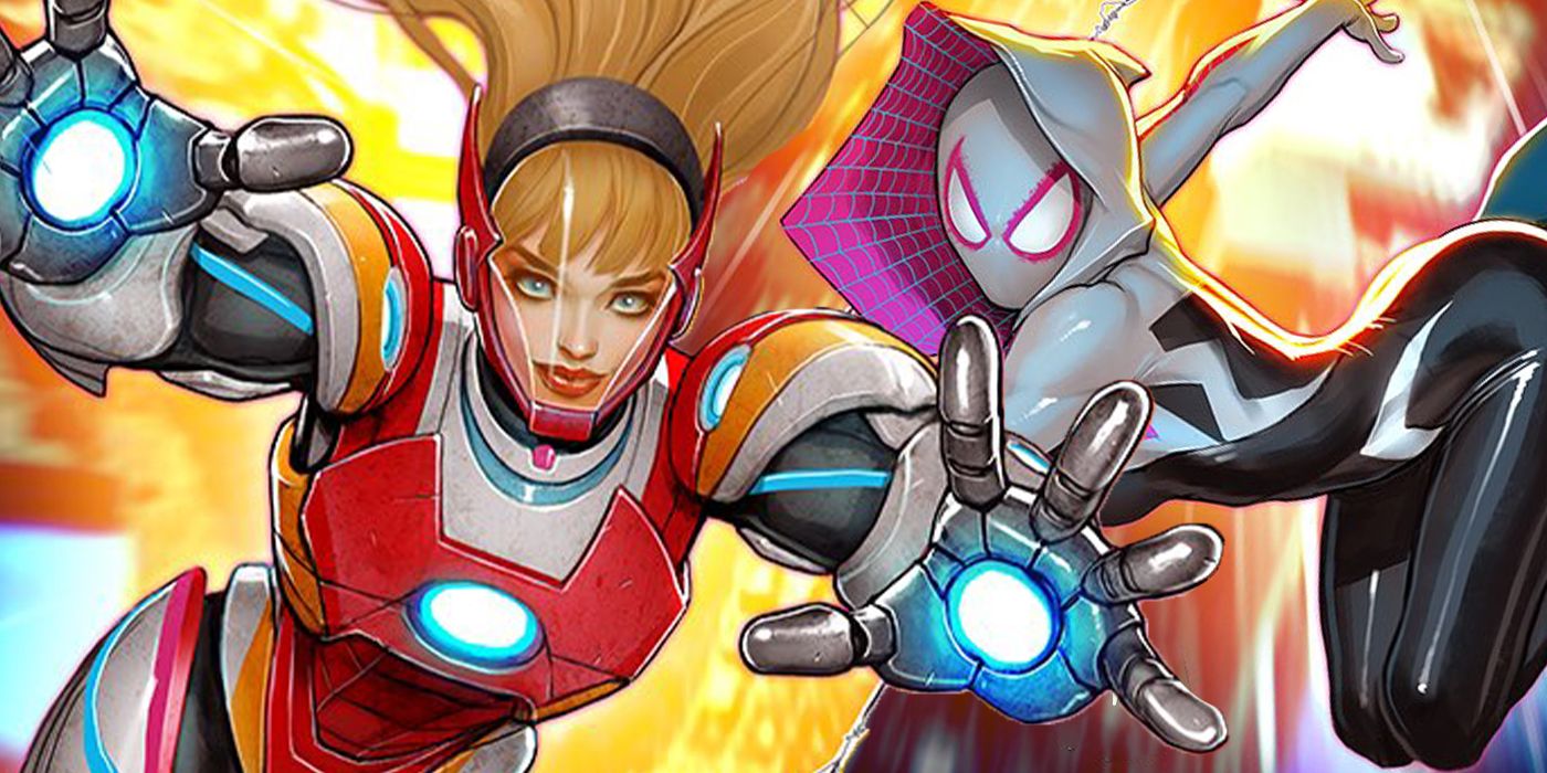 Spider-Gwen’s Iron Man ‘Iron Gwen Variant’ revelada por Marvel Comics