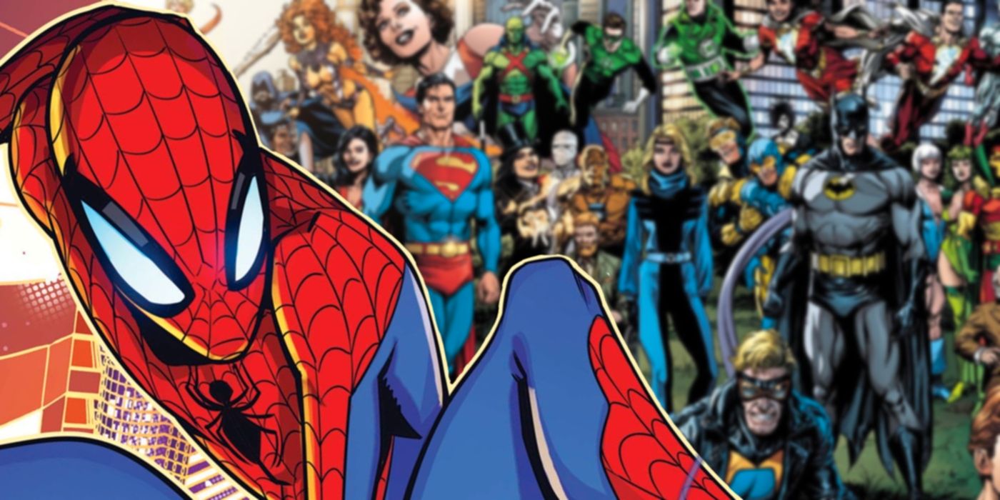 Spider-Man llama a DC Comics en una mordaza de fondo que la mayoría de los fanáticos se perdieron