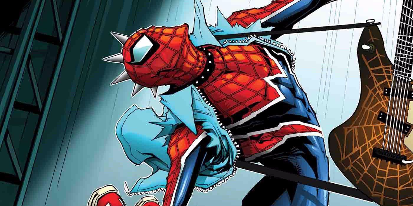 Spider-Verse Hero Spider-Punk está listo para pelear en Neon Fan Art