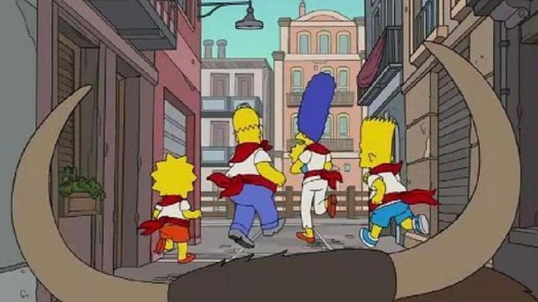 Todas las ciudades de España que han visitado Los Simpson