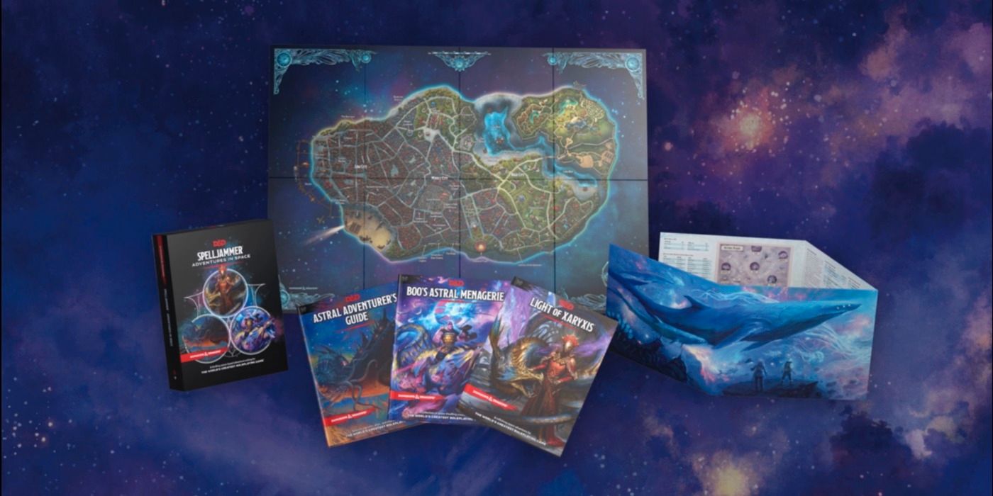 Todo lo incluido en D&D's Spelljammer: Adventures In Space Boxset