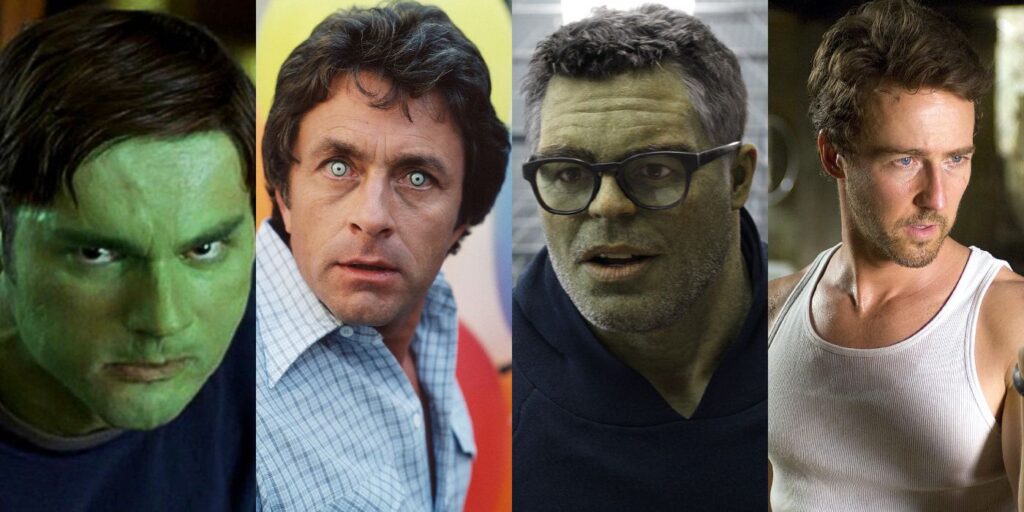 Todos los actores que han interpretado a Hulk de Marvel en acción real
