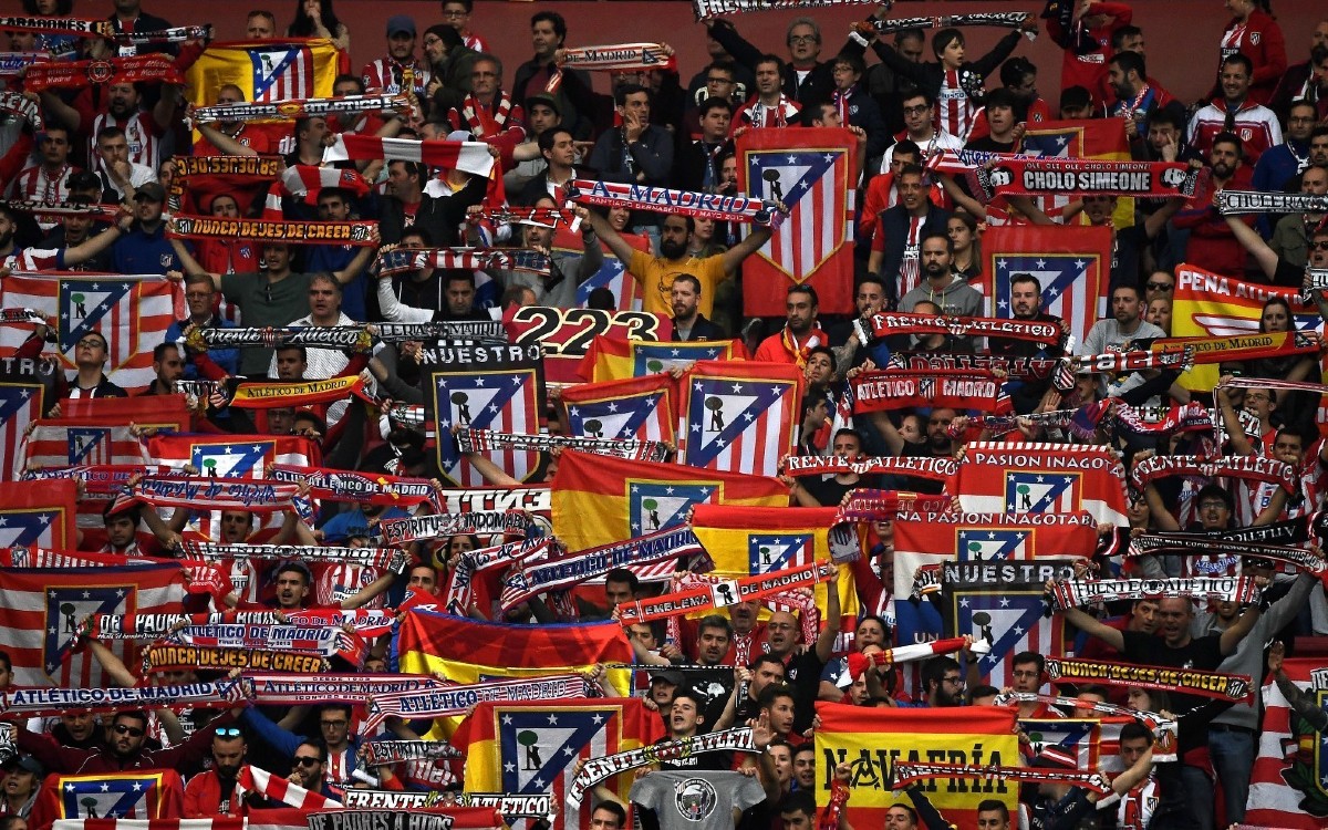 UEFA investiga al Atlético de Madrid por "comportamiento discriminatorio" de sus aficionados