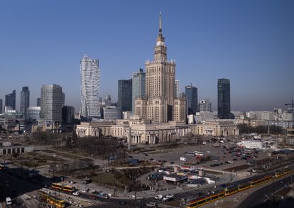 Vista de Varsovia, el pasado 21 de marzo.