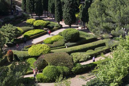 Los jardines del Palacio de Marivent de Palma abiertos al público, en una imagen de archivo.