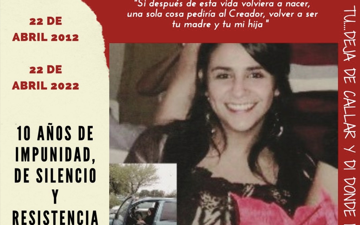 Van 10 años de la búsqueda de Cinthya Pantoja de León; 'la promesa es traerte a casa, hija mía', afirma su madre