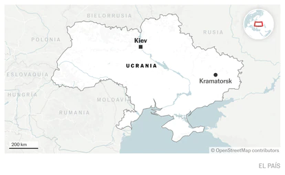 Varios muertos en un ataque de Rusia a una estación de tren repleta de civiles que huían del este de Ucrania
