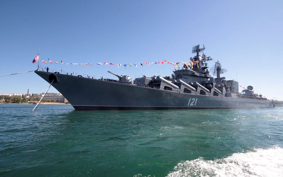 Vídeo | Así es el ‘Moskvá’, el buque insignia ruso en el mar Negro
