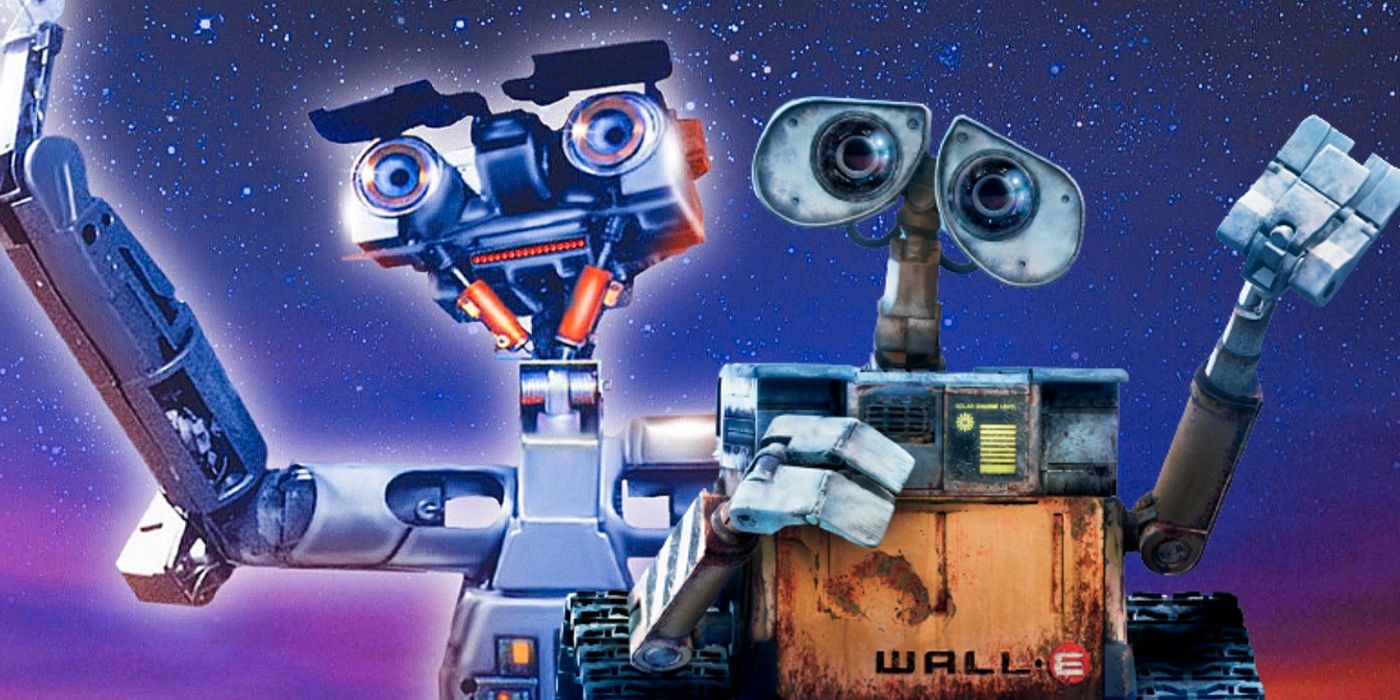 WALL-E se une a Johnny 5 de Short Circuit en Crossover Fan Art