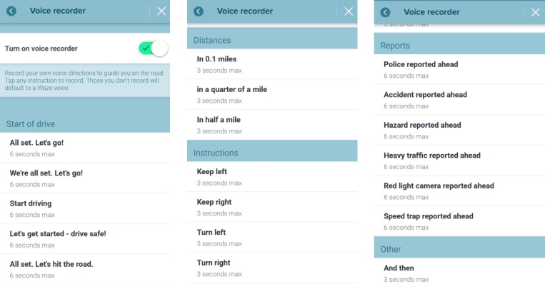 Waze ahora permite a los usuarios de iOS grabar sus propias indicaciones de navegación de voz personalizadas