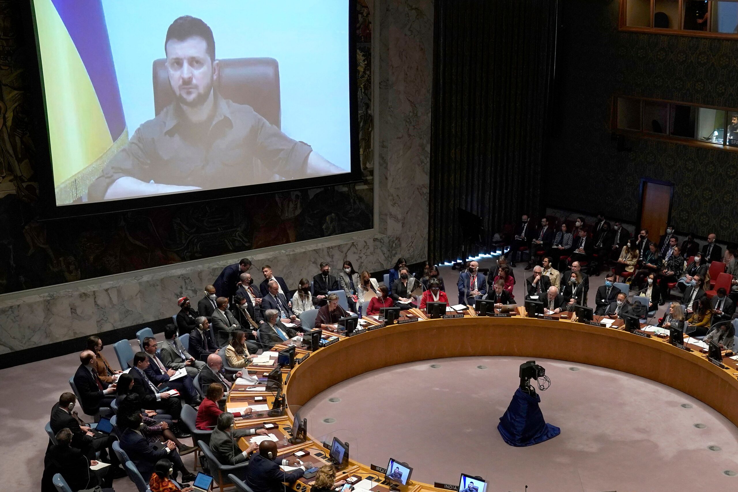 Zelenski exige a la ONU que haga responsable a Rusia de los “peores crímenes desde la Segunda Guerra Mundial”