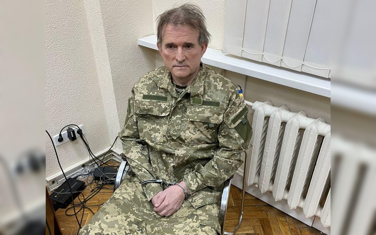 Zelenski presume la captura de líder del partido aliado de Putin
