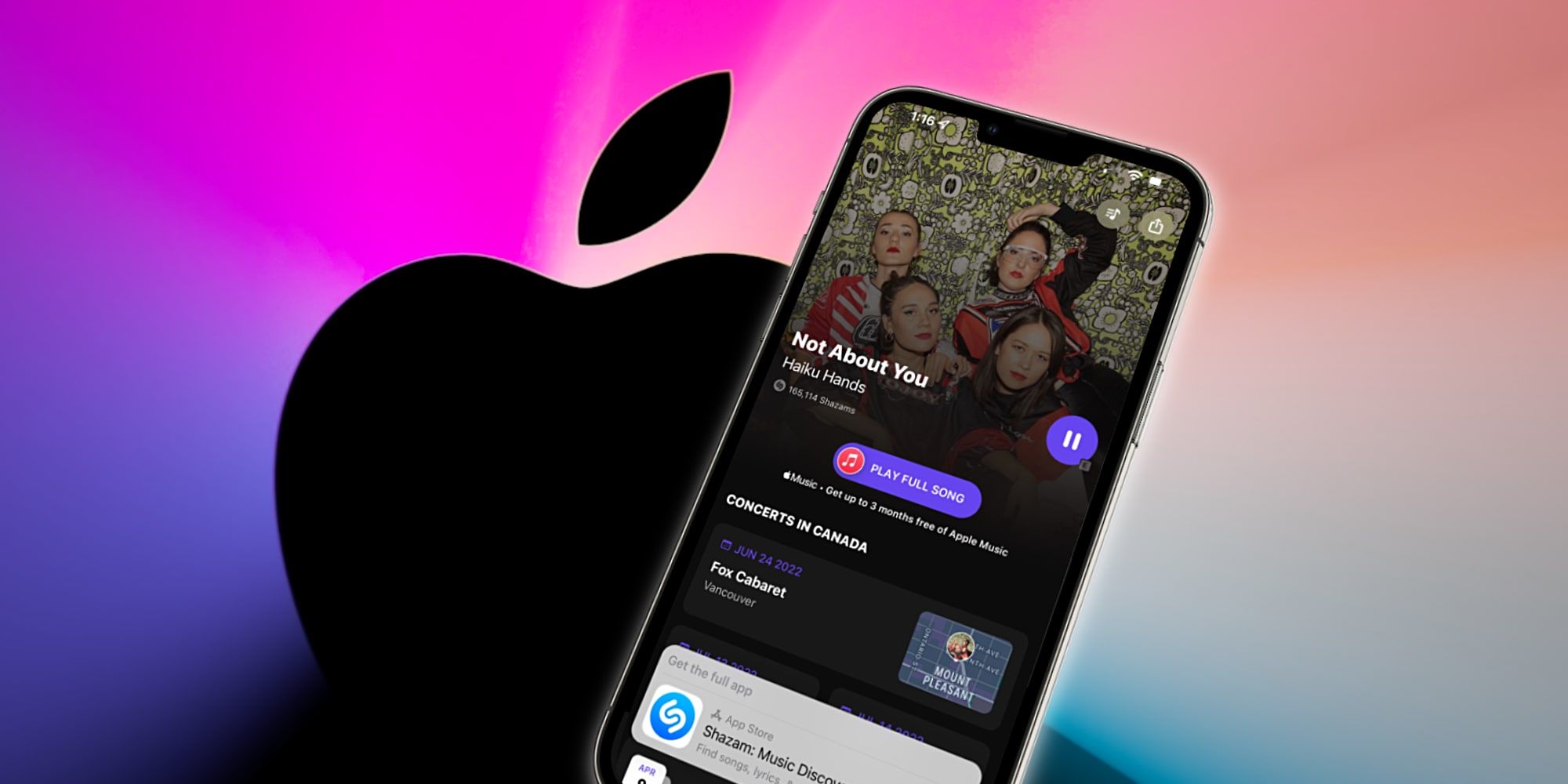 iPhone Shazam History: cómo encontrar todas las canciones que has escaneado