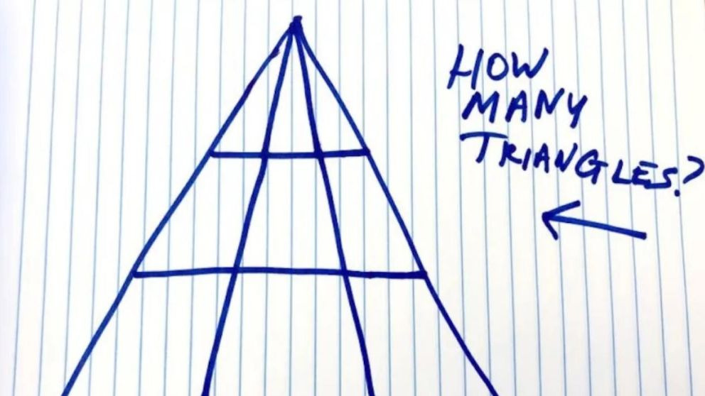 ¿cuántos triángulos hay en la imagen?
