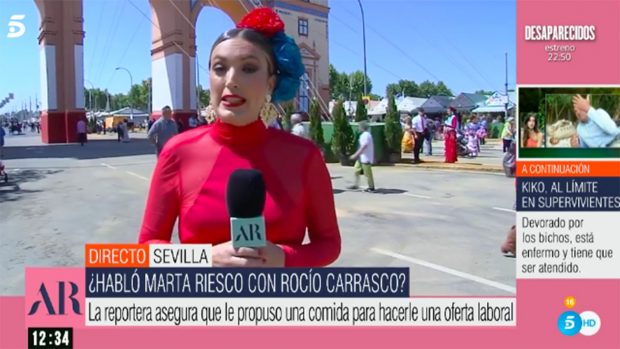Marta Riesco habla sobre la supuesta llamada de Rocío Carrasco / Telecinco