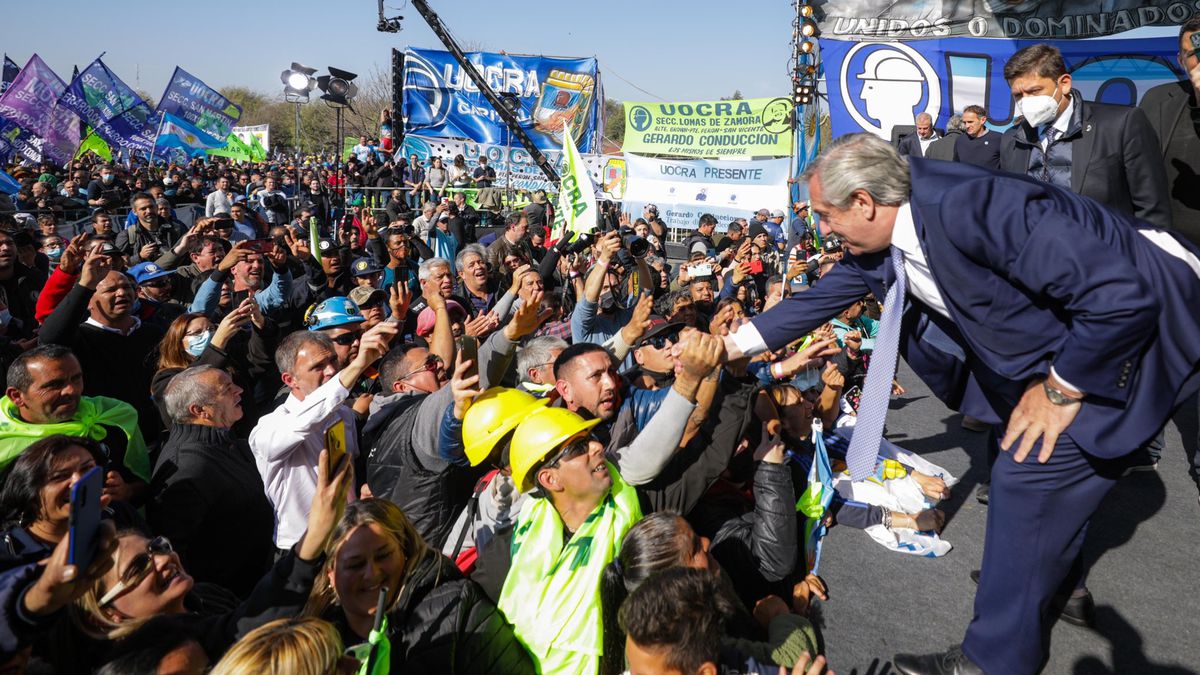 Alberto Fernández cierra filas con los sindicatos afines