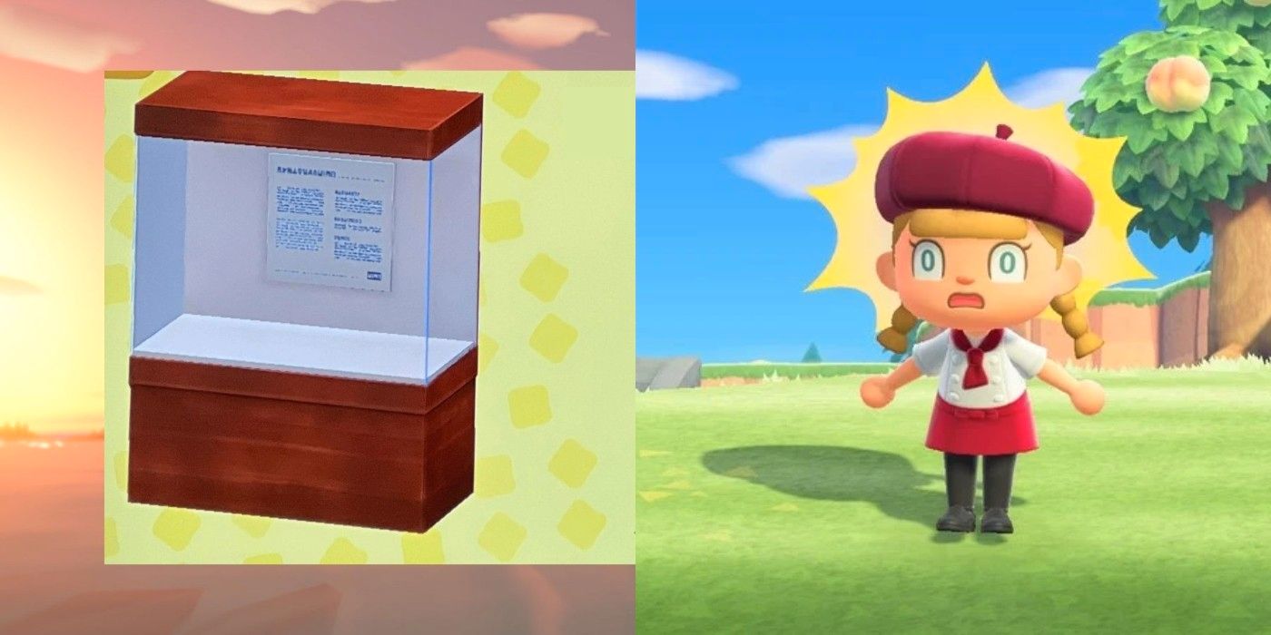 Animal Crossing: el soporte de exhibición ancho tiene un secreto espeluznante